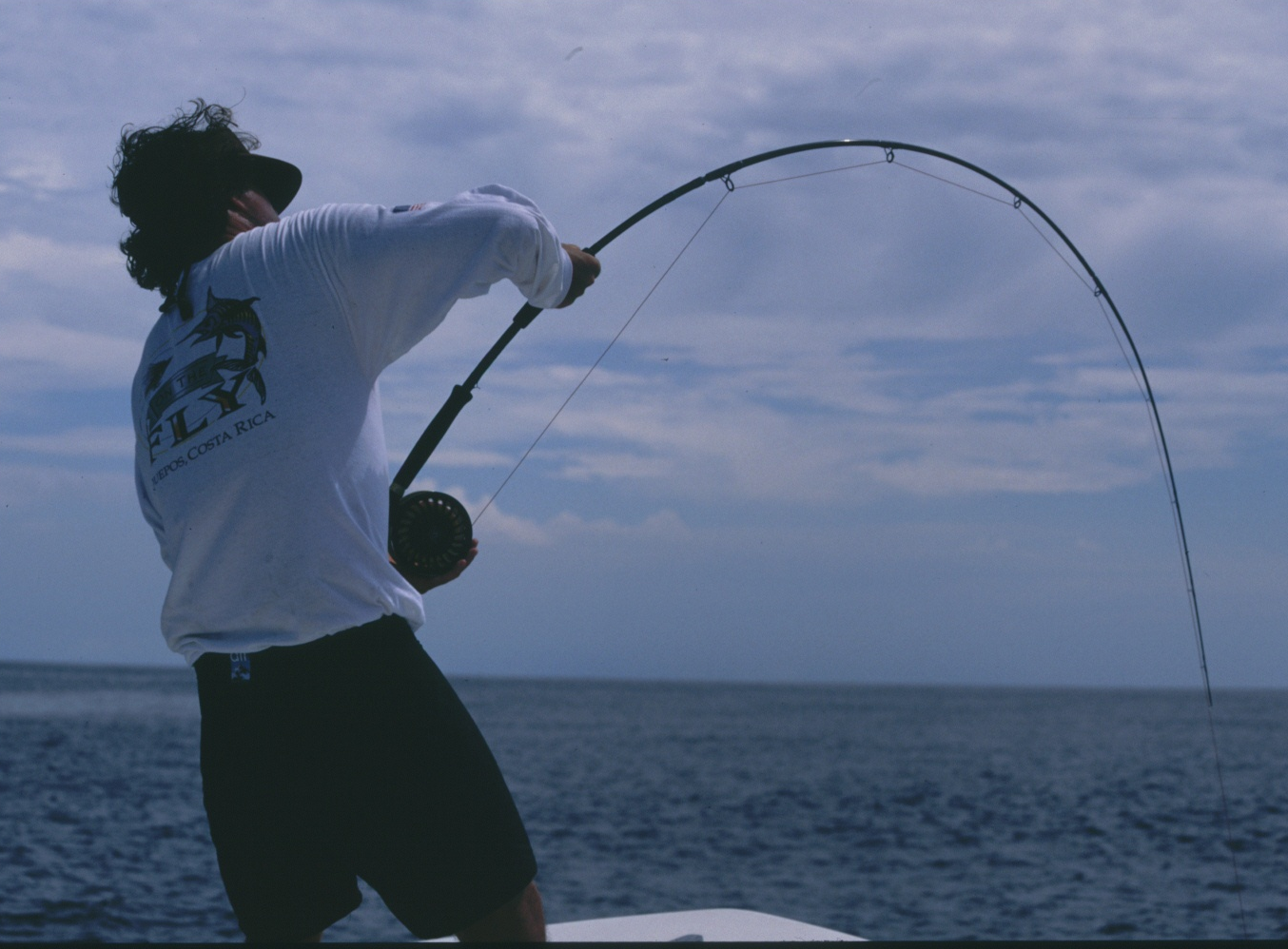 man fishing
